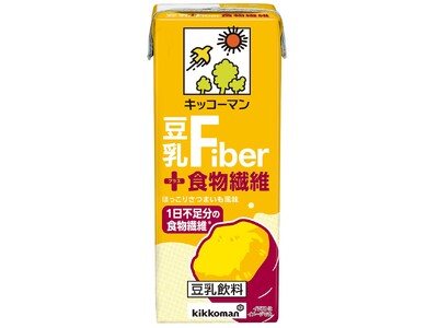 豆乳の栄養素と食物繊維が一緒にとれる！「キッコーマン 豆乳＋(プラス)食物繊維」新発売！
