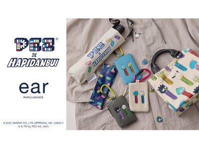 はぴだんぶい×PEZ×ear PAPILLONNERトリプルコラボアイテムのご紹介♪