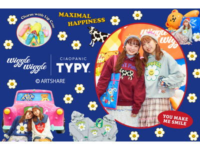 CIAOPANIC TYPYとwiggle wiggleのコラボレーションアイテムが販売開始!！