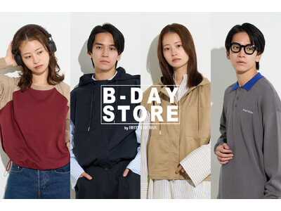BIRTHDAY BARよりアパレルライン「B-DAY STORE」をローンチ。