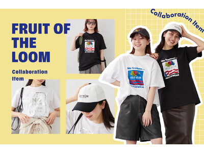 【BIRTHDAY BAR】FRUIT OF THE LOOMとのコラボレーションアイテムが登場！