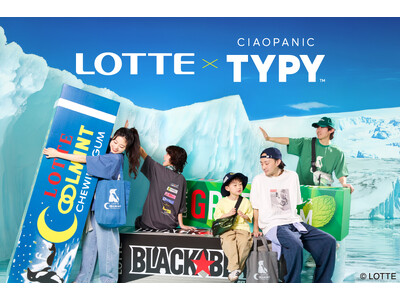 LOTTE×CIAOPANIC TYPY“ひんやり製法Tee”をはじめとするコラボコレクションが登場！！