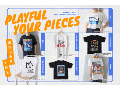 【BIRTHDAY BAR】人気映画作品を取り入れたTシャツコレクションが登場！