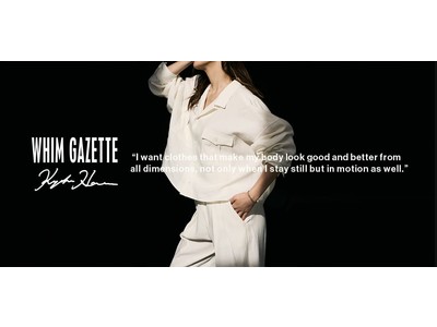 【Whim Gazette】女優・長谷川京子さんとウィム ガゼットがコラボレーションしたセカンドコレクションが発売！
