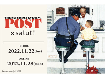 『The Saturday Evening Post』×salut!コラボレーションアイテム発売決定！