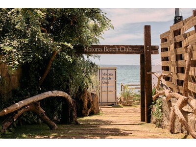 都心からわずか70分。美しい海と水平線に沈むサンセットを望む、千葉・元名海岸のビーチクラブ「Motona...