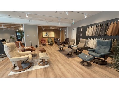 【日本初】南青山に究極の休息を。北欧家具ストレスレス(R)最大級の専門店が4月1日オープン。専門アドバイザーが導く、自分だけの一脚体験をお届け。