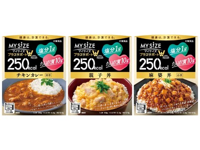栄養補給×塩分コントロールを一つで叶える『マイサイズ プラスサポートW（ダブル）』新登場