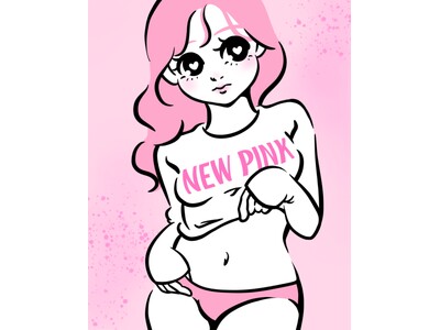 tHE GALLERY HARAJUKUにて、4月3日(金)より、Omochi（おもち）による個展「NEW PINK」を開催!