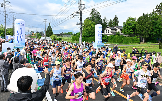 6月1日（日）開催「第11回 信州安曇野ハーフマラソン」にプラチナスポンサーとして協賛