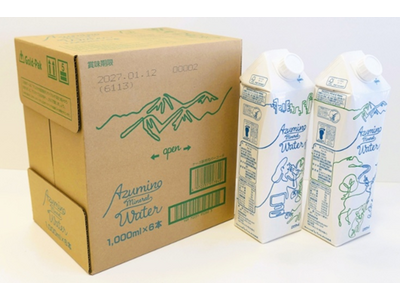 Azumino Mineral Water�i���ܖ�~�l�����E�H�[�^�[�j�@����Ɋ��ɂ₳�����V�p�b�P�[�W��