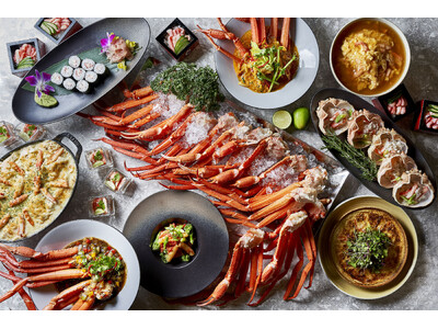 初開催！冬の味覚「紅ズワイガニ」など60種類以上が食べ放題のディナービュッフェを11月2日より提供開始！