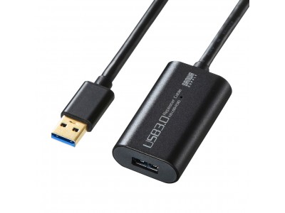 USB 3.0ケーブルを延長できるUSBリピーターケーブルを発売。