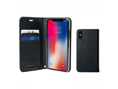 iPhone Xを保護するカード収納可能な本革手帳型ケースを11月17日発売