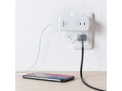 周りとぶつからない！くるっと回るUSB＆ACタップを12月12日発売