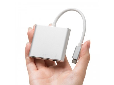 USB Type-CポートをHDMI、USB、Type-C充電ポートに変換できるマルチアダプターを9月5日発売