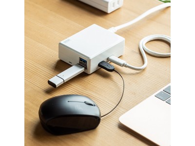 充電も機器接続もこれ1つで解決！USB Type-Cハブ機能搭載ACアダプタを10月3日発売