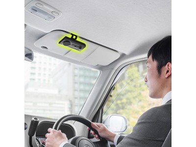 運転したまま通話ができるサンバイザー取付けのハンズフリーBluetoothカーキットを2月27日発売