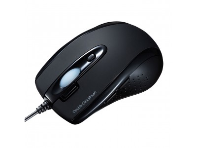 ワンクリックでフォルダが開く「ダブルクリックボタン」が搭載された有線IR LEDマウスを発売。