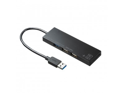 これ1台でUSB機器とSD・microSDカードが使える、USB 3.1＋2.0コンボハブを発売。