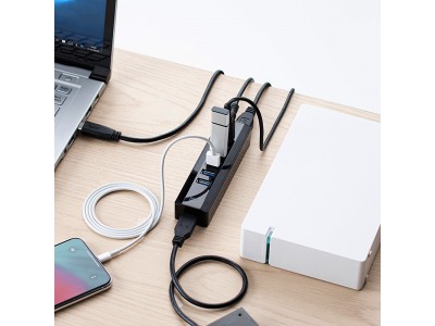 USBポートを7ポートに増設できるUSB3.1 Gen1(USB 3.0)対応USBハブを8月2日発売