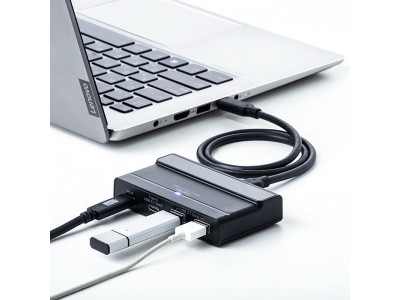 10Gbpsの高速データ通信が可能なUSB 3.1 Gen2仕様でUSB PD対応のUSBハブを11月13日発売