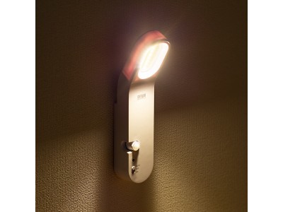 工具不要で簡単に取り付けできる人感センサー内蔵LEDライトを12月17日発売