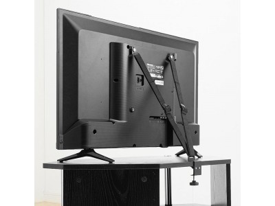 クランプ固定、壁固定2通りの取付け方法が選べる薄型テレビ用転倒防止ベルトを1月28日発売