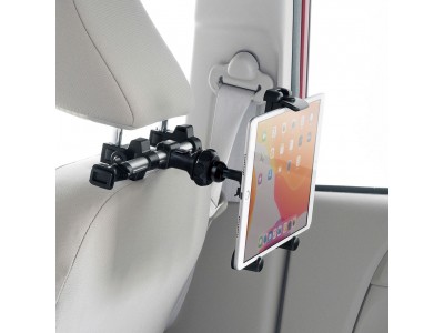 車の後部座席にタブレットを設置できる車載ホルダーを発売。