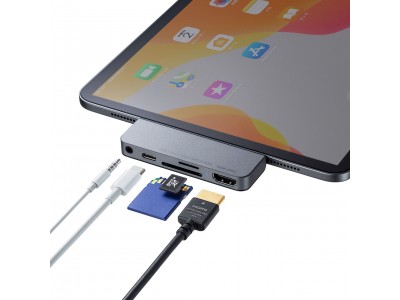 iPad Pro専用、カードリーダー付きタイプとUSB Aコネクタ付きタイプのドッキングハブを発売。