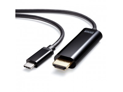 USB Type-CポートをDisplayPort、DVI、HDMI、VGAにそれぞれ変換して出力できるアダプタケーブル6種を発売。