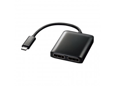 1つのUSB Type-Cポート、DisplayPortから複数のディスプレイに映像を出力できるDisplayPort MSTハブ3種を発売。