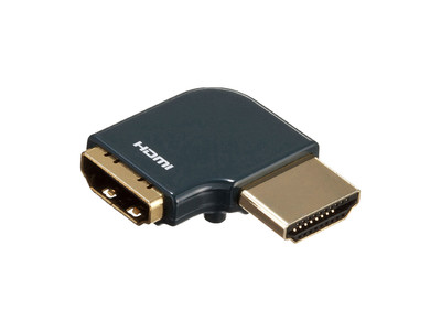 HDMI機器裏側のケーブル配線をスッキリさせるHDMI L型アングルアダプタを発売