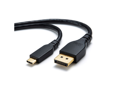 双方向対応のType-C - DisplayPort変換アダプタケーブルと、DisplayPort ver.1.4 対応のACTIVEタイプのDisplayPortケーブルを発売