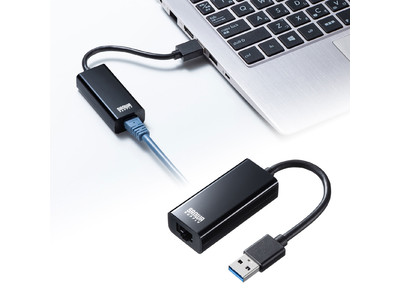 USB AポートまたはUSB Type-Cポートをギガビット対応LANポートに変換できるアダプタを発売