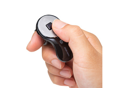 指先でパソコンを操作できる、Bluetoothリングマウスを2月16日発売
