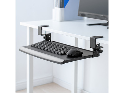 引き出しのない机に簡単に後付けできるキーボードスライダーを5月19日発売