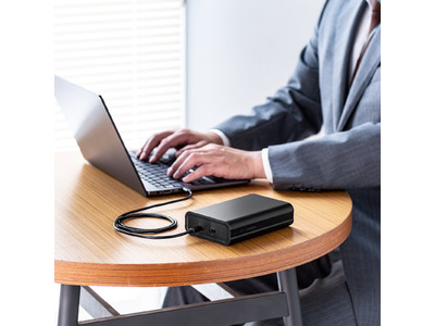 USB Type-Cポート搭載のノートパソコンに充電ができるUSB Power Delivery規格60W出力対応モバイルバッテリーを発売
