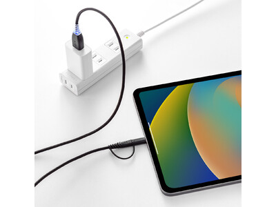 音と光で充電完了をお知らせ！アラーム＆お知らせLED付のmicroUSB・Type-Cケーブルを12月23日に発売