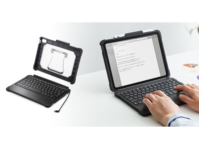 iPad 第10世代 とType-Cケーブルで接続できるiPad用ケース付き
