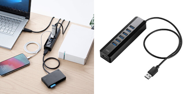 人気のUSBハブに新機能が搭載！PCと連動して自動でoffになるポートが着いたUSB 5Gbps対応のUSBハブを5月13日に発売