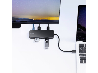 コスパに優れたエントリーモデル！8-in-1の高機能USB-Cドッキングステーションを5月21日に発売