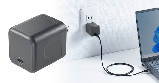 これ1つでノートPCからスマホまで充電！USB PD 最大65W出力のキューブ型AC充電器を発売