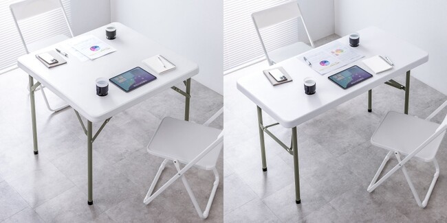 屋内外OK！どこでも使える軽量折りたたみデスクを6月17日に発売