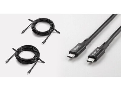 DisplayPort Alt Mode対応、USB Type-Cロングケーブルを発売