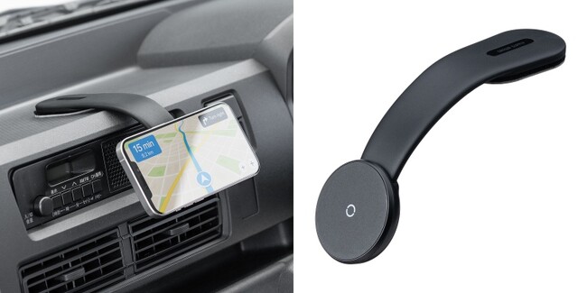 MagSafe&着脱式パッドで強力設置！スマホ操作が快適になる車載ホルダーを9月3日に発売