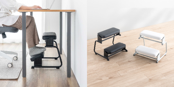 約5cmの極厚クッション付き！多機能3WAYフットレストを発売