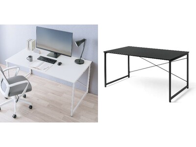 奥行き80cmの広々天板！快適に作業ができるシンプルワークデスクを11月19日に発売