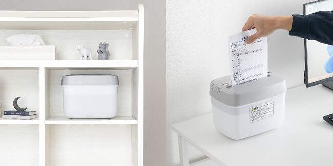 細かく切れて機密を守る！卓上マイクロカットシュレッダーを発売