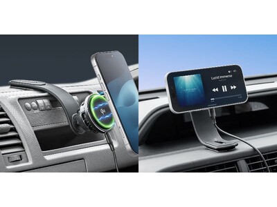 ナビも充電も快適に。冷却×Qi2の次世代車載ホルダー